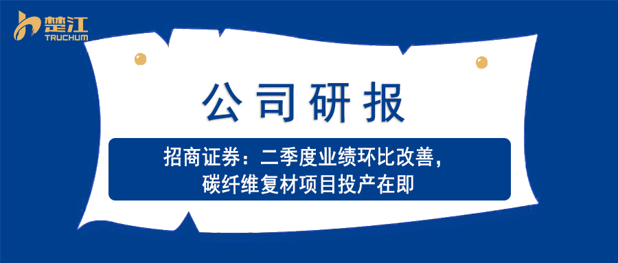 AG贵宾会研报：【招商证券】二季度业绩环比改善，碳纤维复材项目投产在即